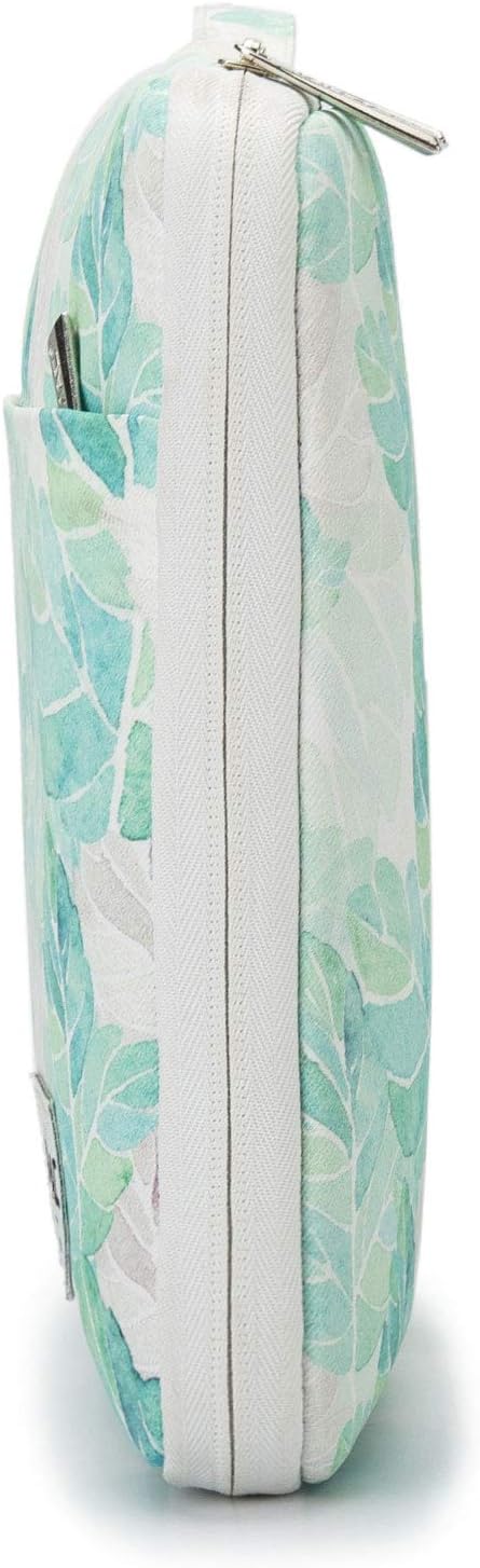 Kinmac 360° Protective Laptop Sleeve Case Bag Cover with Handle for MacBook Pro 16 inch,16 inch HP,Lenovo,Dell,ASUS,Acer Ultrabook and Business Laptop (Green Leaf)