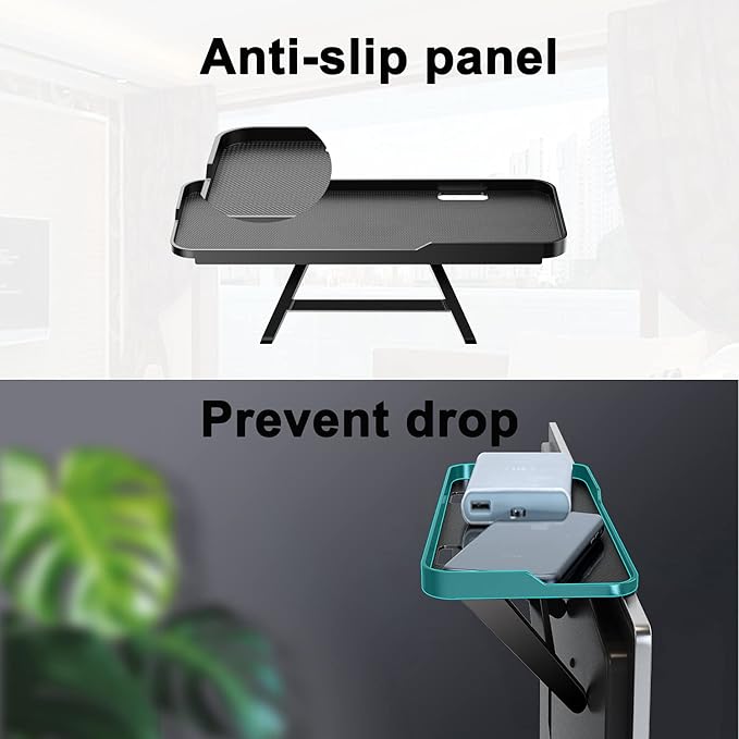 TETVIK TV Screen Top Shelf Monitor Shelf Adjustable Computer Screen for Office Desk, Cellphone Stand, Media Box, Game Console, Router 11.8 x4.7 inch TV Tray Stand Mount Storage Organizer Bracket