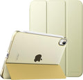 MoKo for iPad mini 7 (A17 Pro) Generation Case 2024, iPad mini 6 Case 2021, 8.3-inch Slim Lightweight Protective Hard Back PC Shell Stand Cover Support Touch ID, Auto Wake/Sleep, Champagne Gold