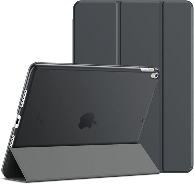 JETech Case for iPad Pro 10.5-Inch and iPad Air 3 (10.5-Inch 2019, 3rd Generation), Smart Cover Auto Wake/Sleep Cover (Space Gray)