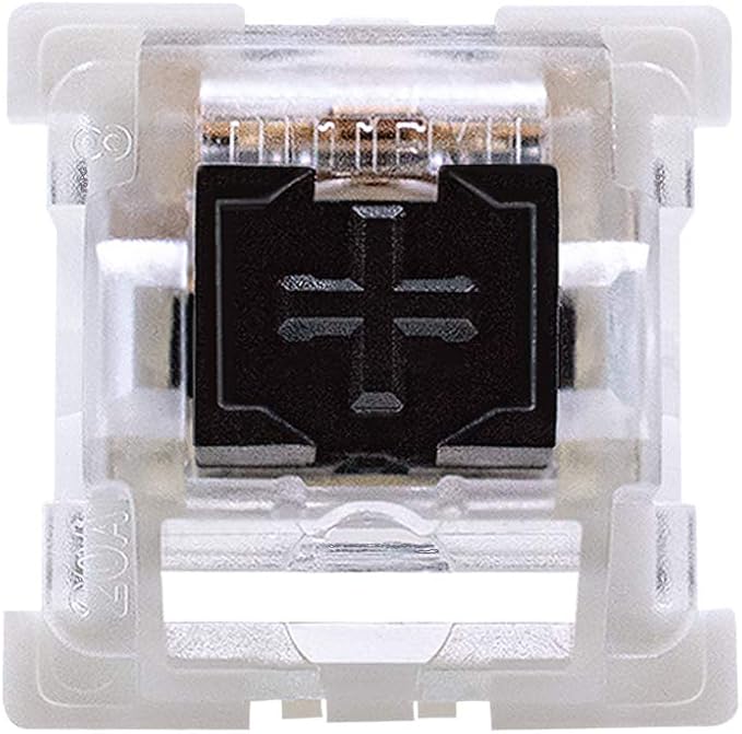 outemu Pack 32 Black Switches, 3-Pin Linear Heavy 65gf Dustproof Key Switches - DIY Replaceable for Mechanical Keyboard