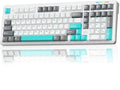 LINGBAO K98 - 96% Mechanical Keyboard Wireless,10000mAh Battery,Wireless Gaming Keyboard BT5.0/2.4G/USB-C, Gasket Hot Swappable,RGB Backlit, Creamy Sounding Keyboards with Number Pad for Win/Mac/PC