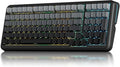 MCHOSE K99 98% Wireless Mechanical Keyboard, Tri-Mode Connection, Compact Gaming Keyboard with Six-Layer Padding Gasket, RGB Backlit,Hot Swappable Custom Keyboard for Mac/PC