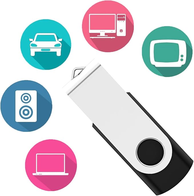 USB Flash Drive 256MB 50 Pack, Bulk USB 2.0 Thumb Drives Swivel Memory Stick Jump Drive Pen Drive,256MB 50 Pieces