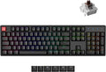 Keychron K10 QMK Bluetooth Wireless/Wired Mechanical Keyboard, Full-Size Layout Hot-Swappable Gaming Keyboard with Keychron Super Brown Switch, RGB Backlit, Aluminum Frame for Mac/Windows-Version 2