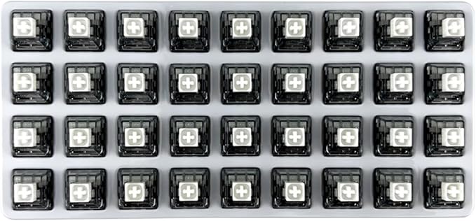 Kailh Box White V2 Switch for Mechanical Gaming Keyboard, 5 Pin Clicky Switch （Box V2 White,72PCS）