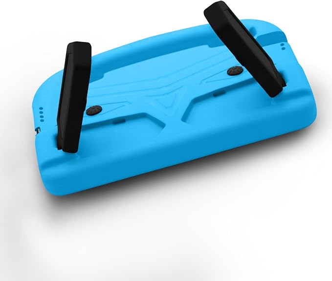 Kids Case for 7.9" iPad mini 5/Mini 4/Mini 3/Mini 2/Mini 1, Friendly Silicone Shockproof Cover with Handle Kickstand for Apple iPad mini 5th (2019), Mini 4th/ 3rd/ 2nd/1st Generation, Blue