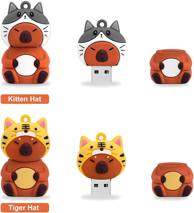 4 * 32GB Cute USB Flash Drive, Doctors Nurses Memory Stick Drive Pendrive Gift for Kids, Teacher, Friends