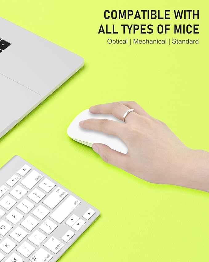 Desk Pad, 30" x 14" PU Leather Non-Slip Desk Mat Large Mouse Pad for Desktop, Waterproof Laptop Computer Writing Mat for Office, Home, Work, Gaming, Kiwi Green