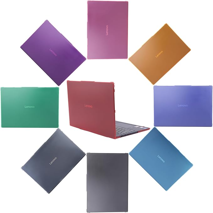 mCover Case ONLY Compatible for 2024-2026 16" Lenovo IdeaPad Slim 5 16AHP10 16ARP10 16AKP10 16IRH10 16IAH10 16IRU9 16ABR8 Series Windows Computers(NOT for Other Lenovo Models)- Red