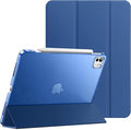 JETech Case for iPad Pro 13-Inch M4 (2024), Slim Stand Hard Back Shell Smart Cover with Auto Wake/Sleep (Navy)