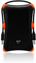 Silicon Power 1TB Rugged Armor A30 Military Grade Shockproof USB 3.0 2.5 Inch Portable External Hard Drive for PC, Mac, Xbox One, Xbox 360, PS4, PS4 Pro and PS4 Slim, Black