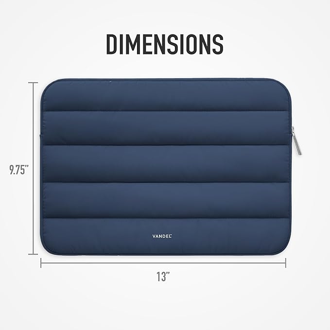 Vandel The Original Puffy Laptop Sleeve Case, 13-14 inch Laptop Sleeve Bag Case 13.3 Inch, Compatible with MacBook Air 13, Pro 14/13 iPad Pro 12.9, HP Dell ASUS, Computer Bag Cover