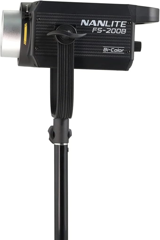 Nanlite FS-200B 220W Bi-Color LED Video Light, 2700K–6500K Continuous Studio Light with Bowens Mount, High CRI TLCI, Quiet Fan, App Control for YouTube, Photography, Filmmaking & Live Streaming