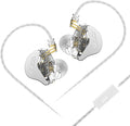 CCA CRA in Ear Monitor, Ultra-Thin Diaphragm Dynamic Driver IEM Earphones, Clear Sound & Deep Bass in Ear Headphones, Wired Gaming Earbuds with 2 Pin Detachable Cable for Singer Musicians Drummers