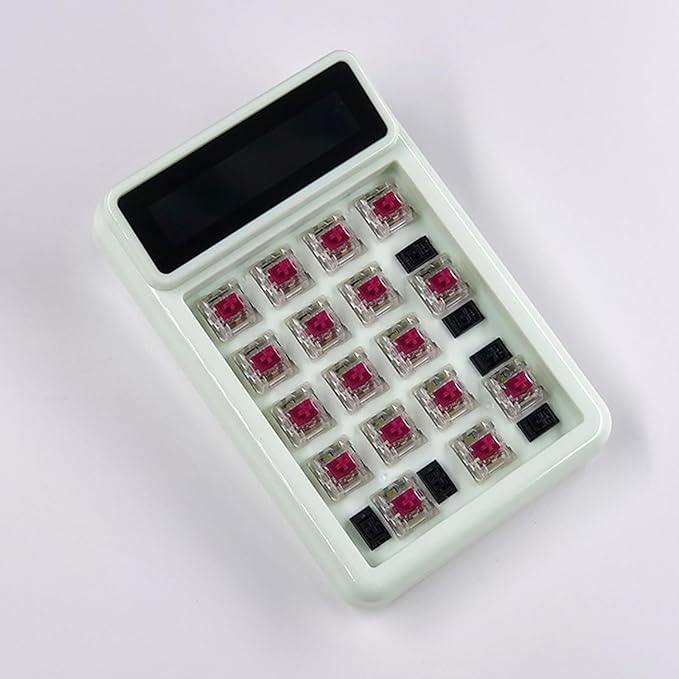 KM17 Mechanical Numeric Keypad 17Keys Numpad Keyboard Calculator Efficient Data Entry, Hot Swappable for Computers