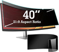 40 Inch Privacy Screen Filter for 21:9 Curved Ultrawide Monitor | Privacy Shield | Anti Glare | Anti-Blue Light | Eye Protection | Anti Spy | Computer Security Private Filter Protector