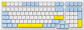 Ajazz Mechanical Gaming Keyboard,Hot Swappable Mechanical Keyboard with Numeric Pad,Compact USB Wired Keyboard 100 Keys Double-Shot ABS Keycaps,N-Key Rollover RGB Custom Keyboard for PC Mac(MX Red)