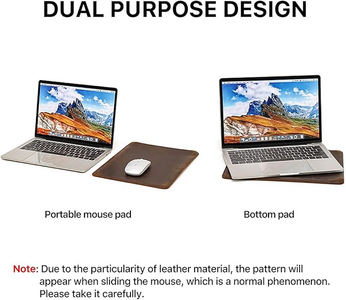 Top Grain Leather 13.3" Slim Laptop Sleeve Case, Solid Minimalist Vintage Design, Handmade, Compatible with MacBook Pro 13.3" MacBook Air M1/M2 DELL XPS 13" & Other PC, Brown 13.3 Inch