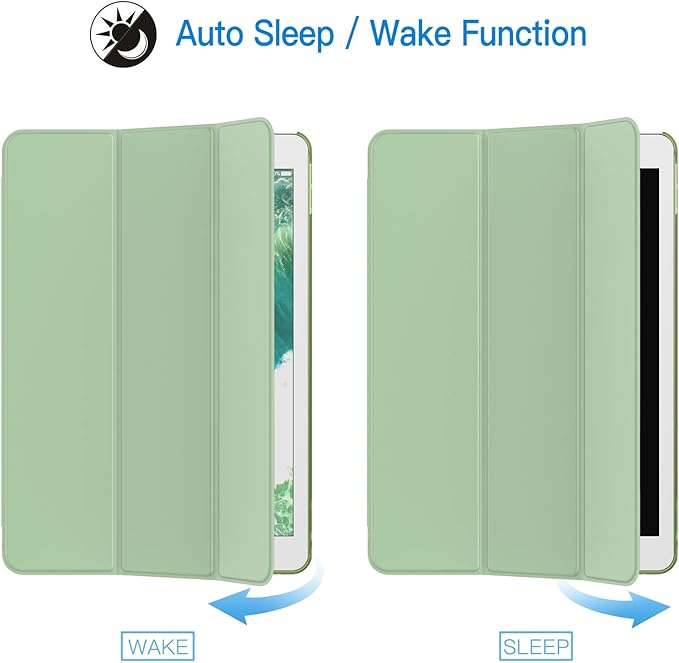 JETech Case for iPad Pro 10.5-Inch and iPad Air 3 (10.5-Inch 2019, 3rd Generation), Smart Cover Auto Wake/Sleep Cover (Matcha Green)