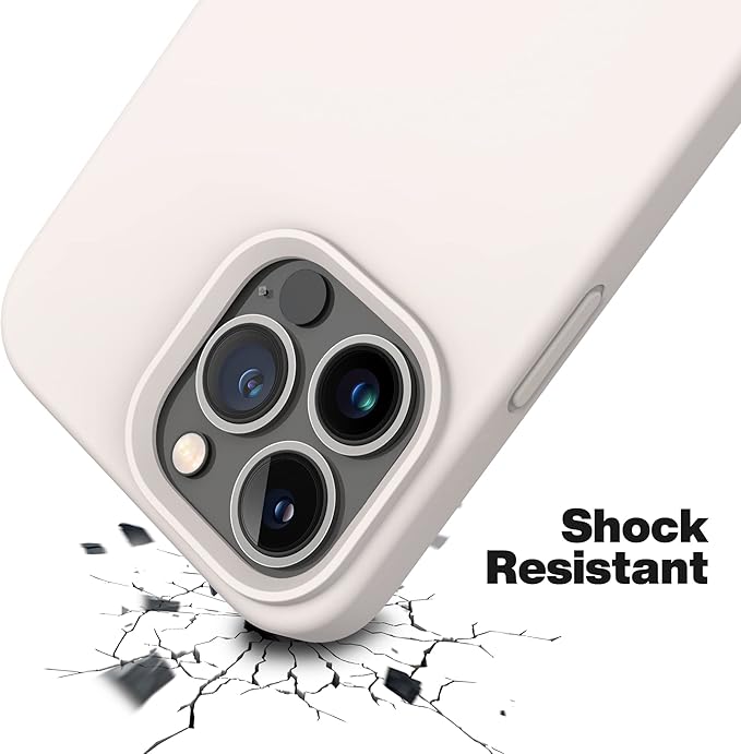 OTOFLY Designed for iPhone 13 Pro Max Case, Silicone Shockproof Slim Thin Phone Case for iPhone 13 Pro Max 6.7 inch (Stone) | Silicone, Shockproof, Slim, Thin