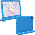 for iPad Pro 11 inch Case 2024 M4 5th Generation, Kids Proof Case for iPad 11 Pro, Protective Cover for iPad Pro 11" with Pencil Holder, Anti-Slip Handle Stand, Blue