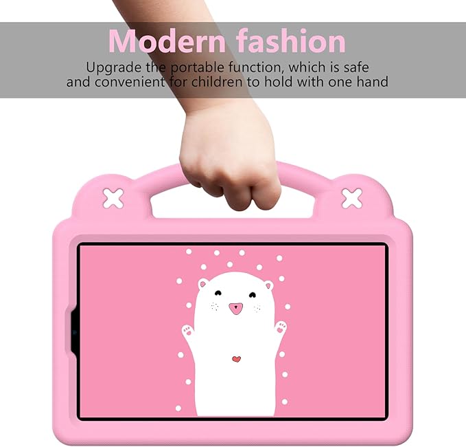 AKABEILA Compatible with Doogee U11/U11 Pro 2025 11 inch/Tab G6/Tab G6+ 11 inch/Infinix Xpad 20 2025 inch/Umidigi G7 Tab Pro 2024 11 inch Tablet Case, Shoulder Strap & Stand Handle Pink