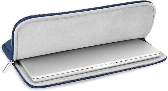 RAINYEAR 11-11.6 Inch Laptop Sleeve Case Soft Lining Carrying Bag Compatible with MacBook Neo A18 11.6" MacBook Air for 11" Notebook Computer Tablet Chromebook (Navy Blue, Upgraded Version)