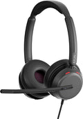 EPOS Impact 860T ANC Dual-Sided Wired Headset with Active Noise Cancellation, Microsoft Teams Certified, USB C and USB A, Super Wideband Audio, Ideal for Office Calls, Zoom, Home & Hybrid Work, Black