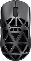 MCHOSE AX5 Wireless Gaming Mouse, 4KHz Polling Rate Focus PAW 3395 Optical Sensor - 26,000 DPI, 49g Ultra-Lightweight - 75 Hr Battery, Magnesium Alloy Mice - Black