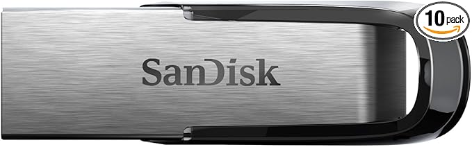 SANDISK 128GB 10-Pack Ultra Flair USB 3.0 Flash Drive (10x128GB) - SDCZ73-128G-B10CT