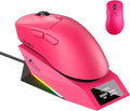 DAREU AE7 Pro Wireless Gaming Mouse with Charging Dock, 8K Polling, 30K DPI Custom P3950 Sensor, 62g Lightweight Right-Handed Mouse w/Tri-Mode connectivity,6 Programmable Buttons