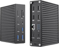 ACASIS USB C Docking Station Dual Monitor,16-in-1 Laptpop Docking Station with 2* HDMI,VGA,2.5G Ethernet,SD/TF,10Gbps USB-C 3.1,3.5mm Audio,PD100W,USBC Hub for Dell/Lenovo/HP/ThinkPad (Black)