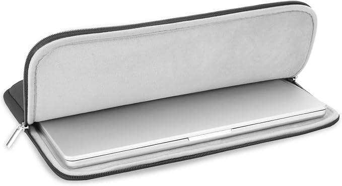 RAINYEAR 11-11.6 Inch Laptop Sleeve Protective Case Soft Lining Cover Compatible with MacBook Neo A18 11.6" MacBook Air for 11" Notebook Computer Tablet Chromebook (Gray, Upgraded Version)
