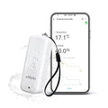 eMylo Zigbee Temperature and Humidity Sensor, IP65 Indoor Outdoor Thermometer Hygrometer for Home Automation, Hub Required, Compatible with Echo Devices with Zigbee Hub Built-in, Home Assistant,Homey