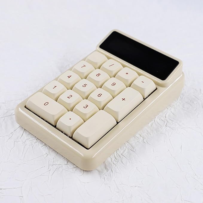 KM17 Mechanical Numeric Keypad 17Keys Numpad Keyboard Calculator Efficient Data Entry, Hot Swappable for Computers