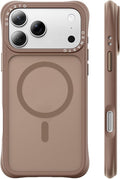 ORNARTO Magnetic for iPhone 17 Pro Max Case, 20FT Military-Grade Drop Protection, Compatible with MagSafe, Slim Shockproof Translucent Matte Phone Case for iPhone 17 Pro Max 6.9", Brown