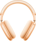 Wireless Headphones Bluetooth Headphones Active Noise Cancelling Over-Ear Head-Phones with Microphones, 24 Hours Playtime, HiFi Audio Adjustable Headset for iPhone/Android/Samsung - Orange.