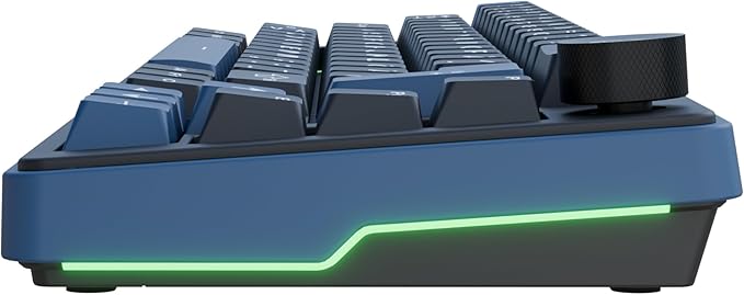 Ducky OK-M - 65% Wireless Mechanical Gaming Keyboard : Gasket-Mount Design, Hot-Swappable Switches, Five-Layer Acoustic Dampening, RGB, USB-C, 2.4Ghz, Bluetooth, Baby Switch