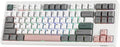 EPOMAKER TH87 Wireless Mechanical Keyboard with 10000mAh Battery, BT/2.4GHz/Wired, Hot Swappable Custom, PBT Keycap, RGB Backlit, Gasket, TKL Gaming Keyboard for PC/Mac (Sea Salt Silent)