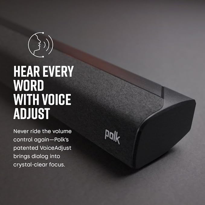 Polk Audio Signa S3 Sound Bar for TV & Wireless Subwoofer with Built-in Chromecast & Google Assistant, Low-Profile Design, Works with 8K, 4K & HD TVs, Bluetooth and Wireless Streaming