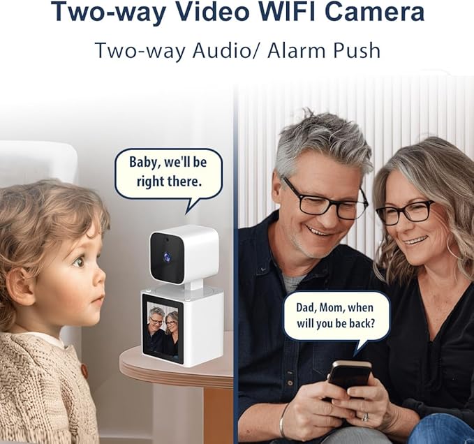 Home Security Camera Indoor,Pet Camera,1080P Dog Camera with Two Way Video,Monitor for Elderly/Baby/Nanny/Pet/Dog with app,Pan/Tilt WiFi Cameras,Night Vision,Dome Camera CS10