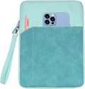 CAAORDKSO 7-8 Inch Tablet Sleeve Bag for iPad mini (A17 Pro) 8.3", iPad mini 6/5/4/3/2/1, Samsung Galaxy Tab S2 8.0, Tab A 8.0, ZenPad Z8s 7.9, Amazon Fire HD 8 Tablet/ 8 Plus Tablet Case Pouch, Blue