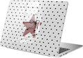 Compatible with MacBook Pro 13 inch Case M2 2025, 2024-2016 A2338 M1 A2251 A2289 A2159 A1989 A1708 A1706, Cute Love Heart Star Bow Protective Hard Shell Clear Cover for Mac Pro 13