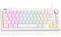 MageGee Mini 60% Gaming Keyboard, RGB Backlit Ultra-Compact Keyboard, TS68 Ergonomic Waterproof Mechanical Feeling Office Computer Keyboards for PC, MAC, PS4, Xbox ONE Gamer
