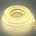Outdoor LED Strip Lights Waterproof 82.02FT White 120V LED Light Strip Bright Rope Lights 120LEDs/m for Under Cabinet Lights Bedroom Closet Hallway Roof Patio 25M