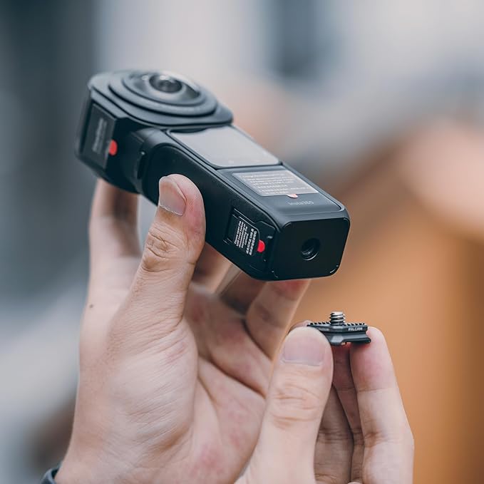 FALCAM F22 Quick Release Kit for Insta360, Plate and Clip, Camera Mounting Adapter Kit for 360 Action Camera - 2564