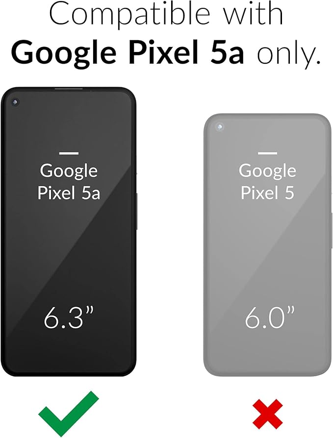 Crave for Pixel 5a Case, Shockproof Protection Dual Layer Case for Google Pixel 5a 5G (6.34 inch) - Berry