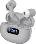 Wekily Wireless Earbuds, Bluetooth 5.3 Headphones LED Power Display, 2025 New Wireless Earphones, 4 ENC Noise Cancelling Mic, HiFi Stereo, 48H Playtime Mini Case IP7 Waterproof for iOS Android