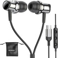 USB C Headphones for Samsung S26 S25 S24 S23 S22 A16 A56 Wired Earbuds USB C Magnetic in-Ear Type C Earphone with Mic Volume Control Stereo Noise Canceling Headphones for iPhone 17 16 15 Pro Max Pixel